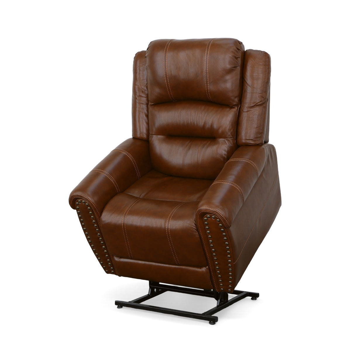 Oscar Power Lift Recliner With Right-Hand Control & Power Headrest - Grizzly | Flexsteel