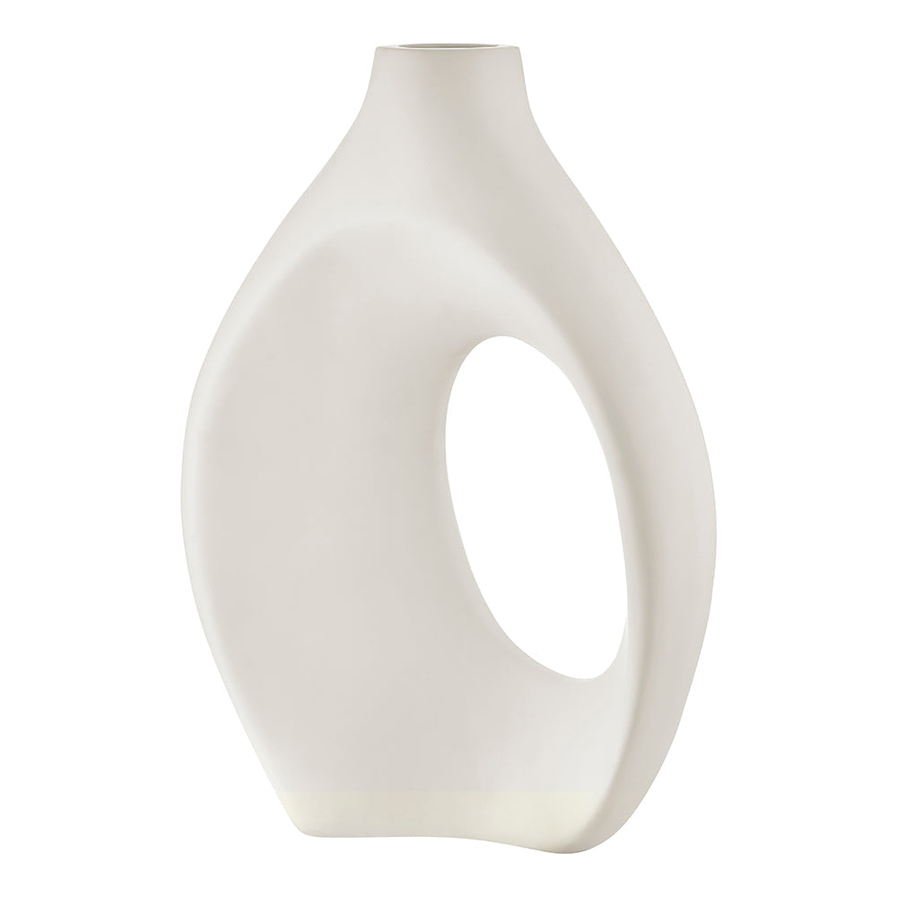 Simi Vase Large // White | Finesse - Home Elegance USA