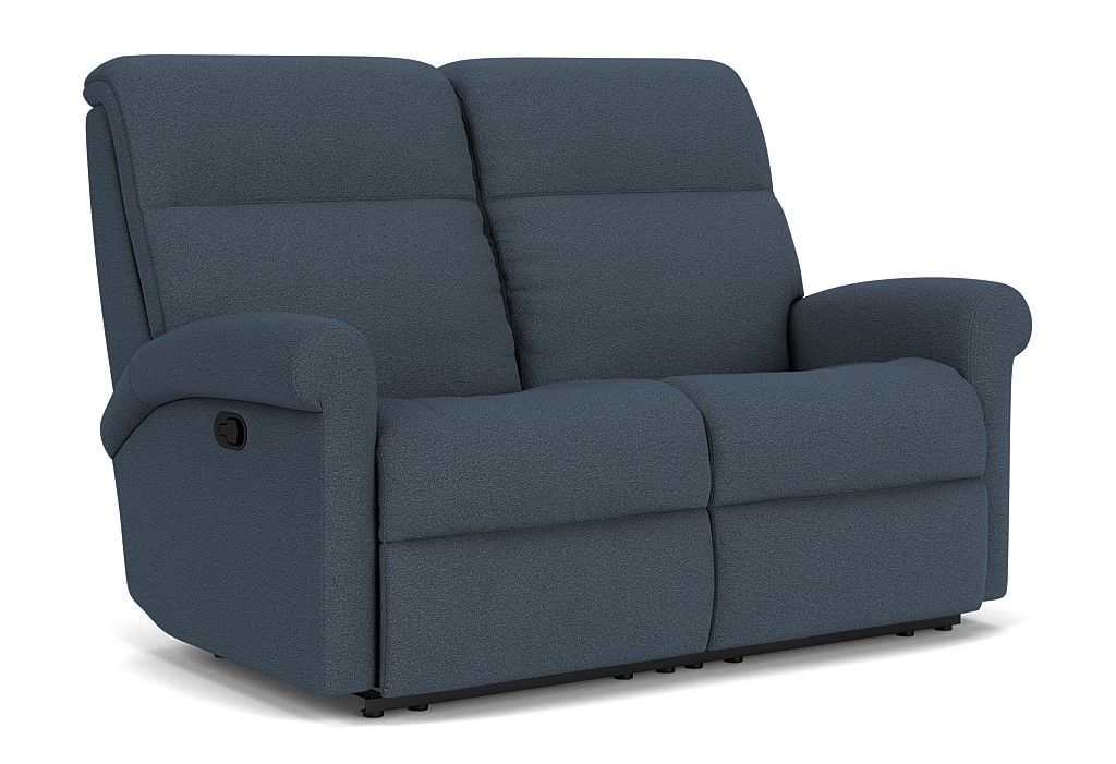 Davis Transitional Fabric Reclining Loveseat | Flexsteel
