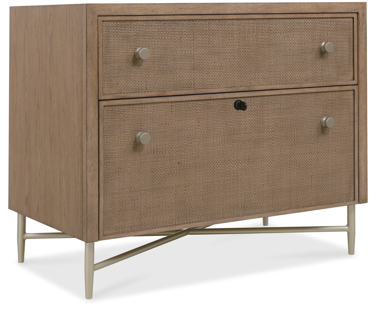 Sonnet Lateral File Cabinet - Dark Gray / Light Brown by Hooker Furniture - View 1