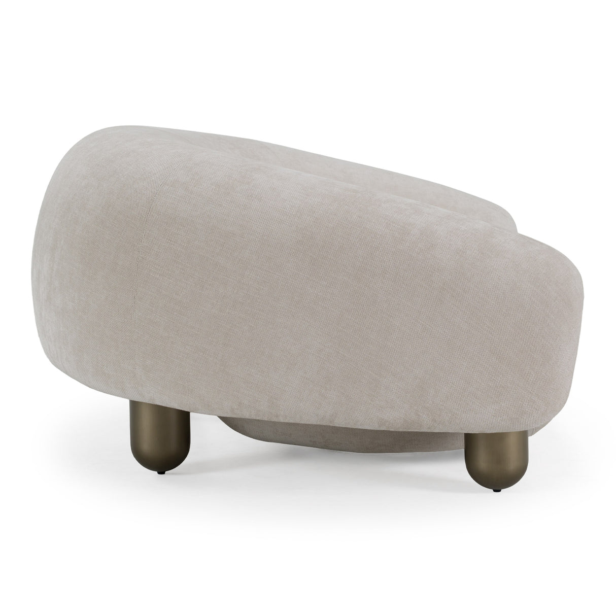 Clarity - Contemporary Light Grey Fabric Accent Chair - View Image 1