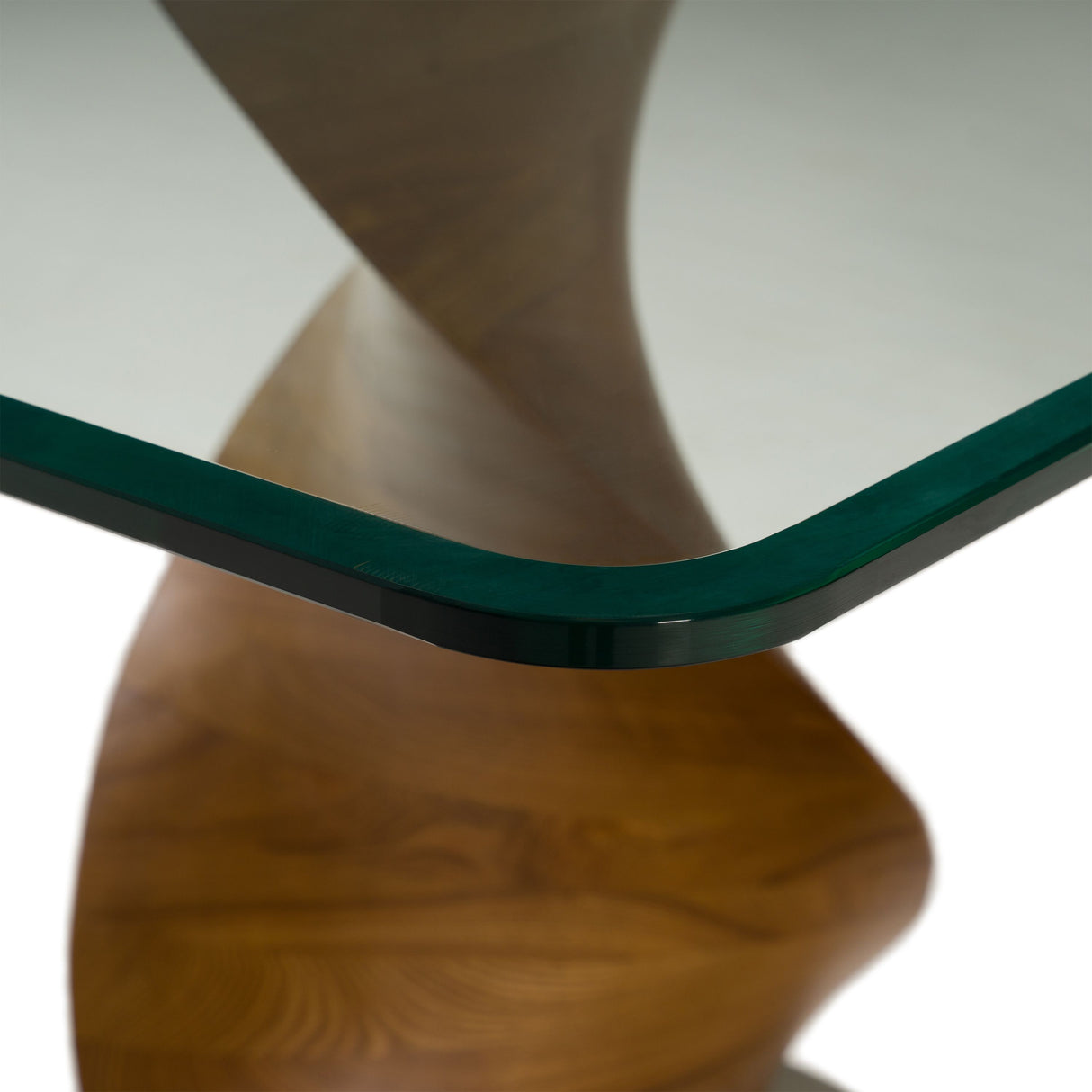 Modrest Cleveland - Contemporary Glass and Walnut Dining Table