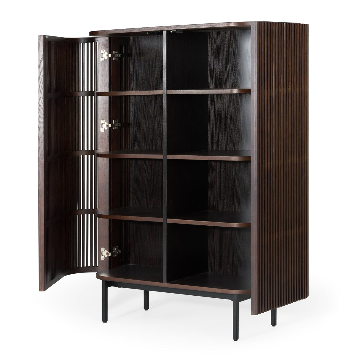 Clifton - Modern Smoked Ash Tall Buffet - View Image 1