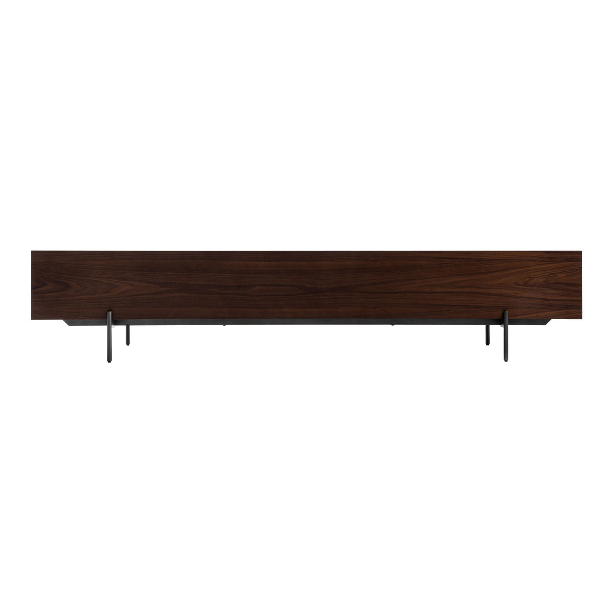 Modrest Colima - Modern Matte Beige + Walnut TV Stand