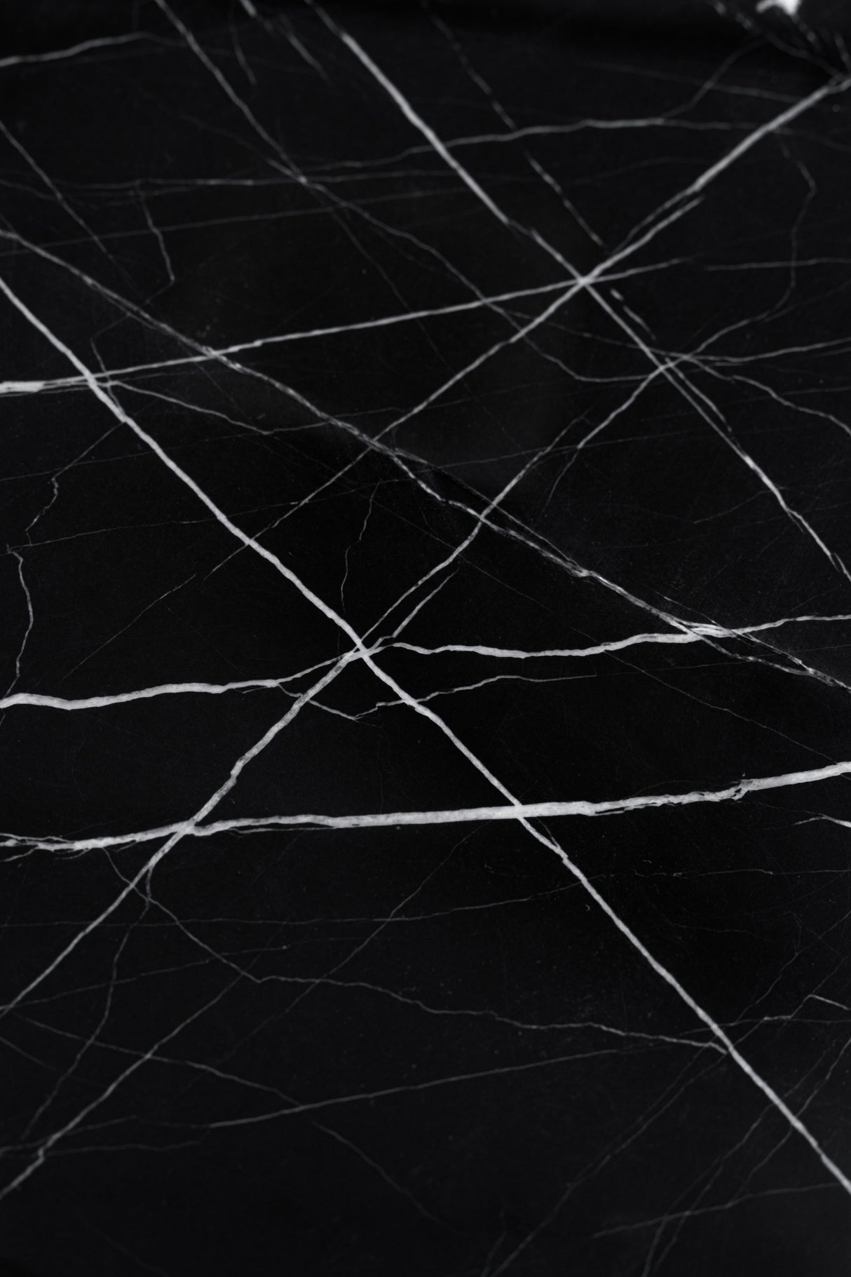 Concord - Modern Black Marble + Black Ash + Aluminum Dresser - View Image 1