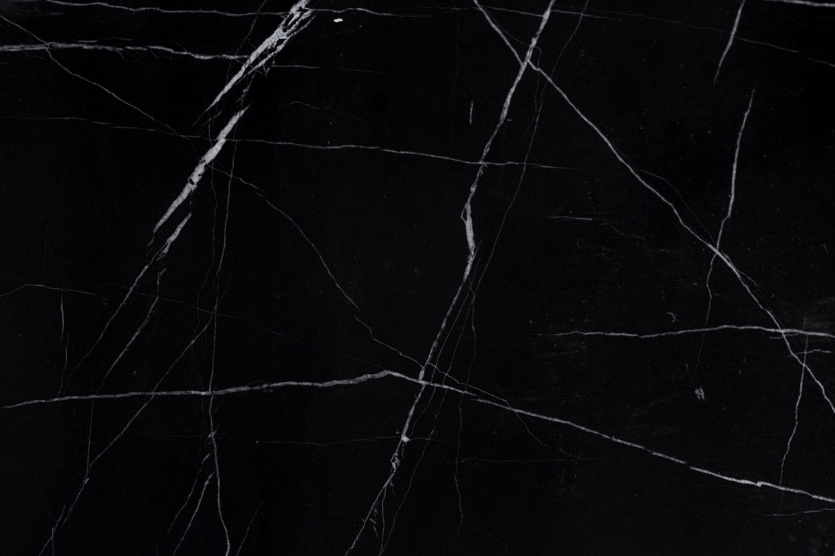 Concord - Modern Black Marble + Black Ash + Aluminum Chest - View Image 1