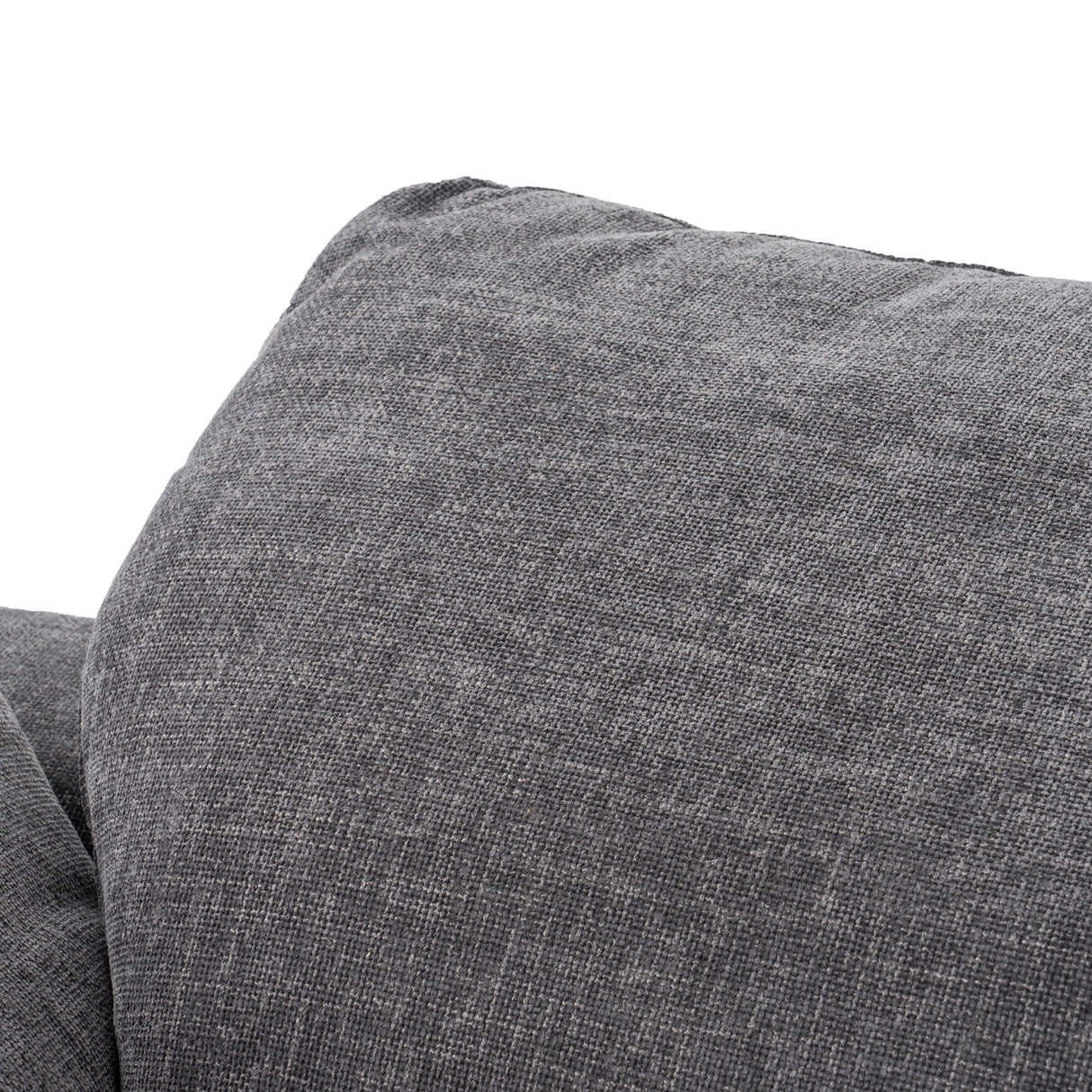 Divani Casa Corinth - Modern Dark Gray Fabric Sectional Sofa with 3 Power Recliners