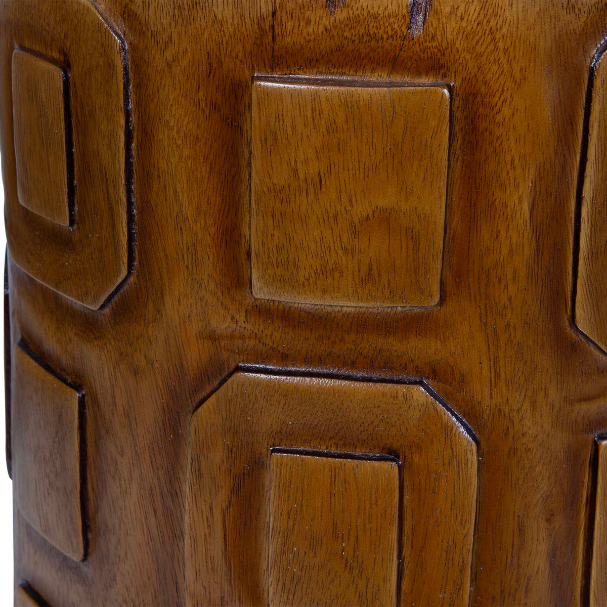 Alson Geometric Accent Table - Dark Brown by Uttermost - View 5