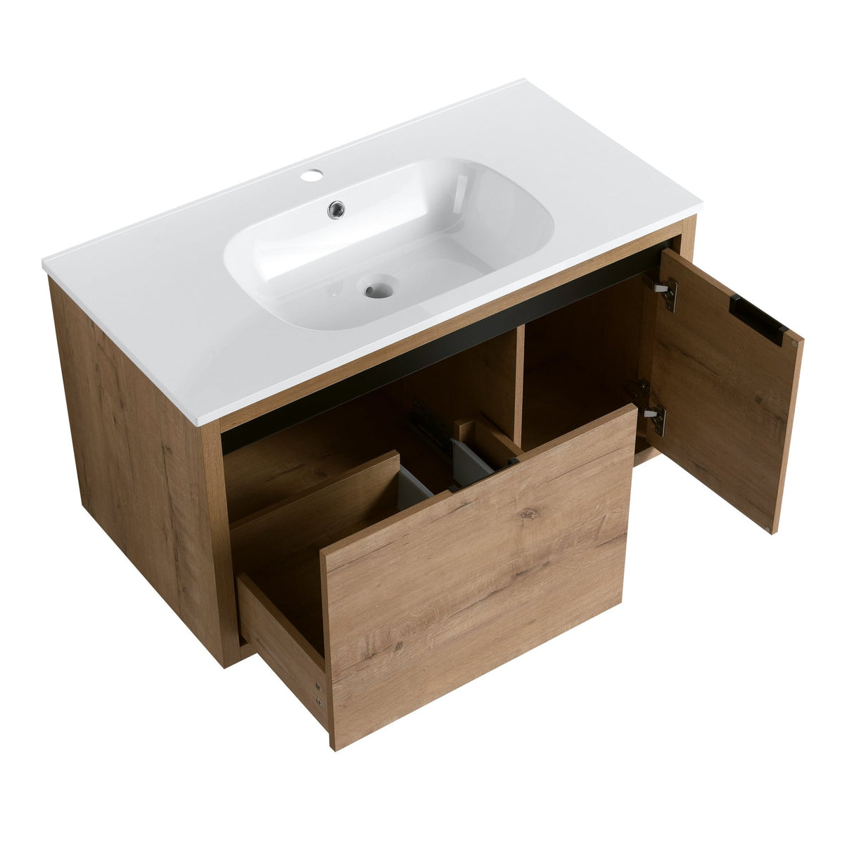 36 Inch Bathroom Vanity With Gel Sink | Home Elegance USA