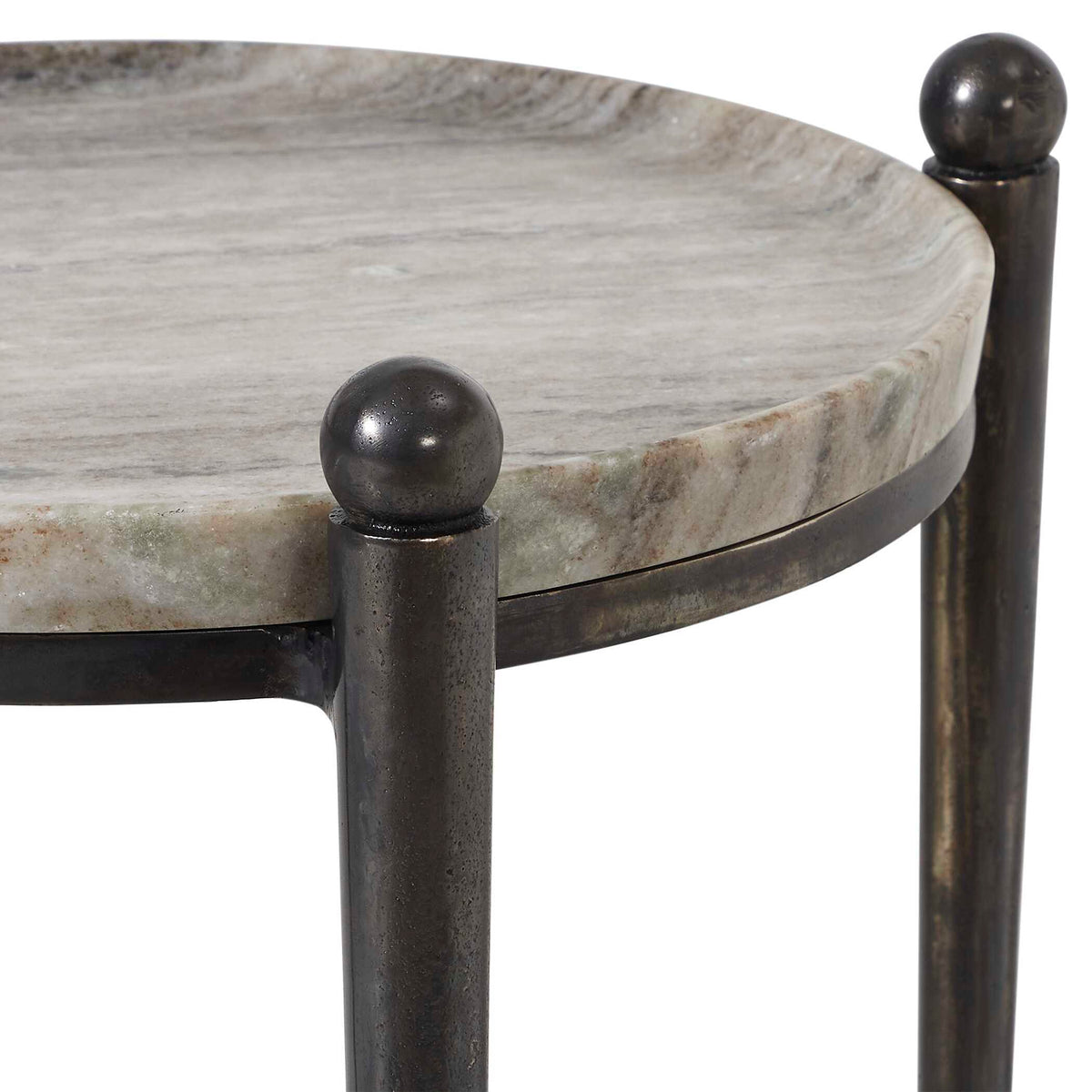Nahunta Accent Table Dark Bronze / Gray - Dark Brown / Gray by Uttermost - View 5