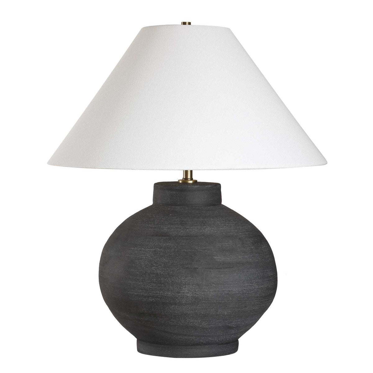Tramore Table Lamp Rustic Charcoal - Black by Uttermost - View 4