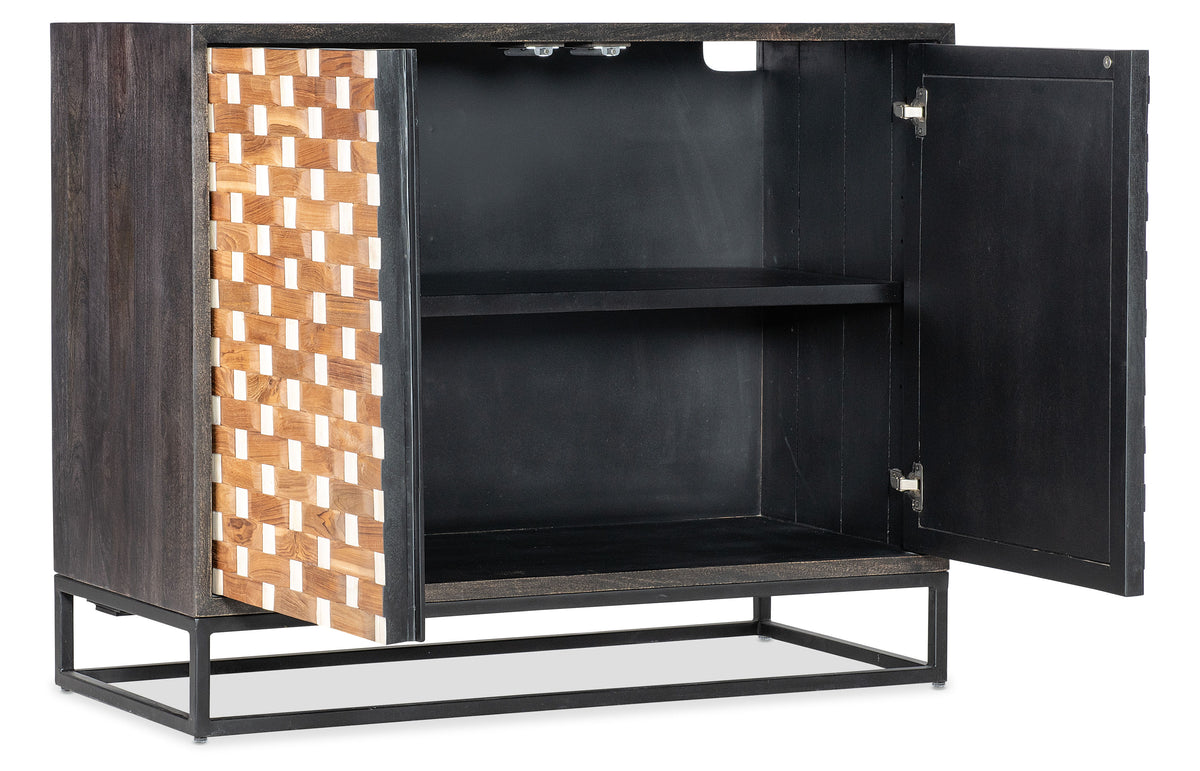 Commerce And Market Weaver 2-Door Accent Chest - Dark Gray / Light Brown by Hooker Furniture - View 4