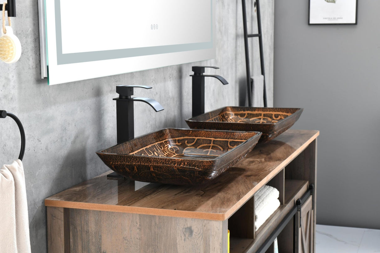 84*30LED Lighted Bathroom Wall Mounted Mirror with High Lumen+Anti - Fog Separately Control+Dimmer Function | Home Elegance USA