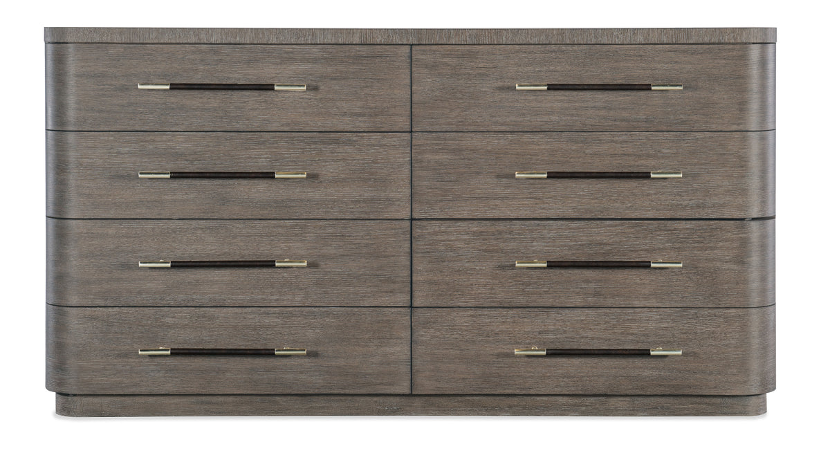 Modern Mood Dresser - Dark Brown / Dark Gray by Hooker Furniture - View 3