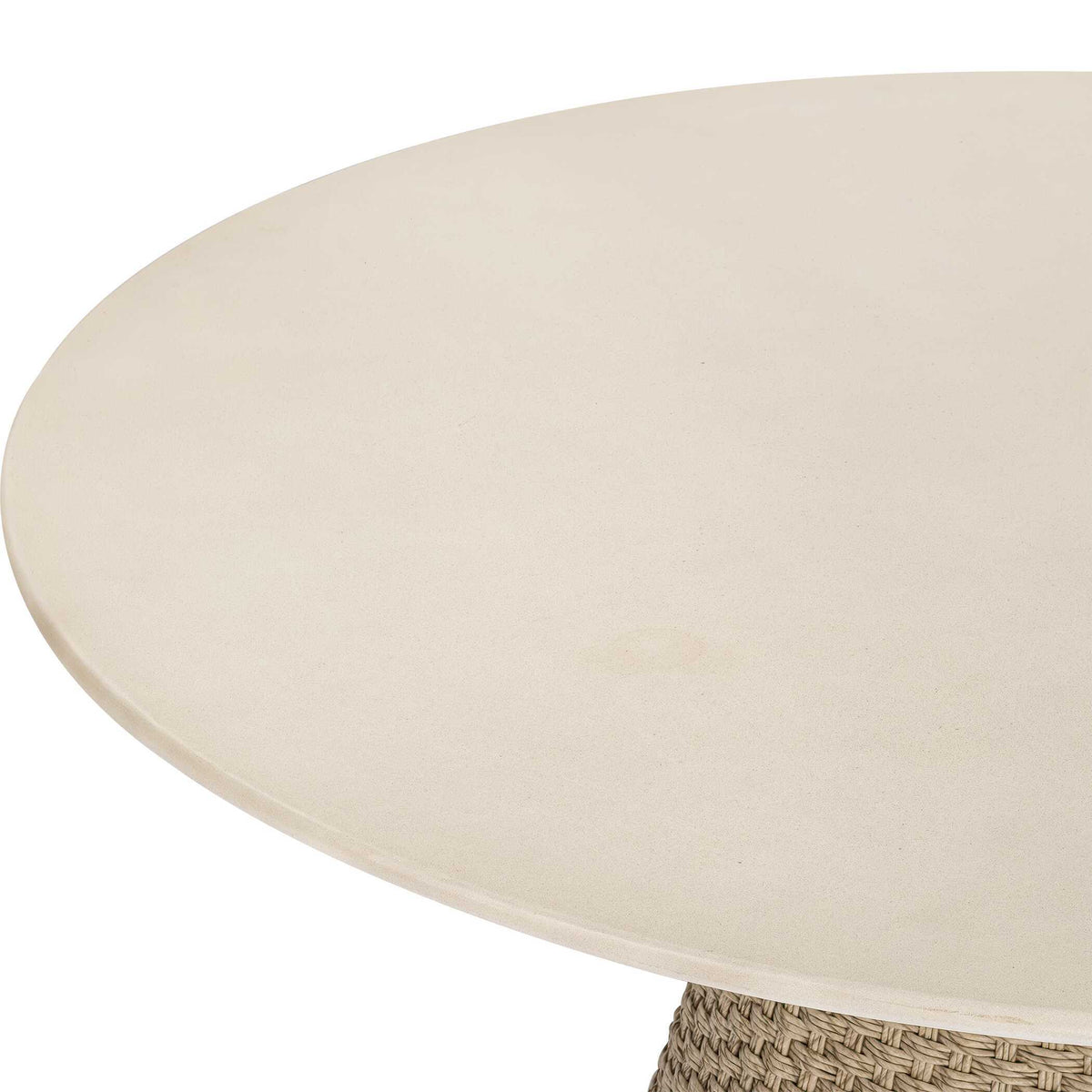 Cardoso Indoor-Outdoor Dining Table Brown / White / Woodtone - White / Light Brown by Uttermost - View 3