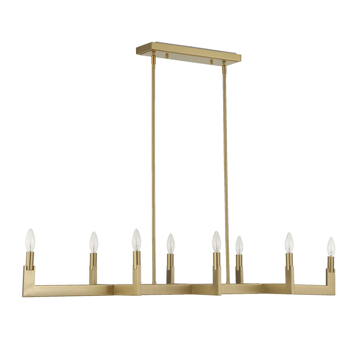 Cordoba 8 Light Linear Chandelier - Gold by Uttermost - View 3