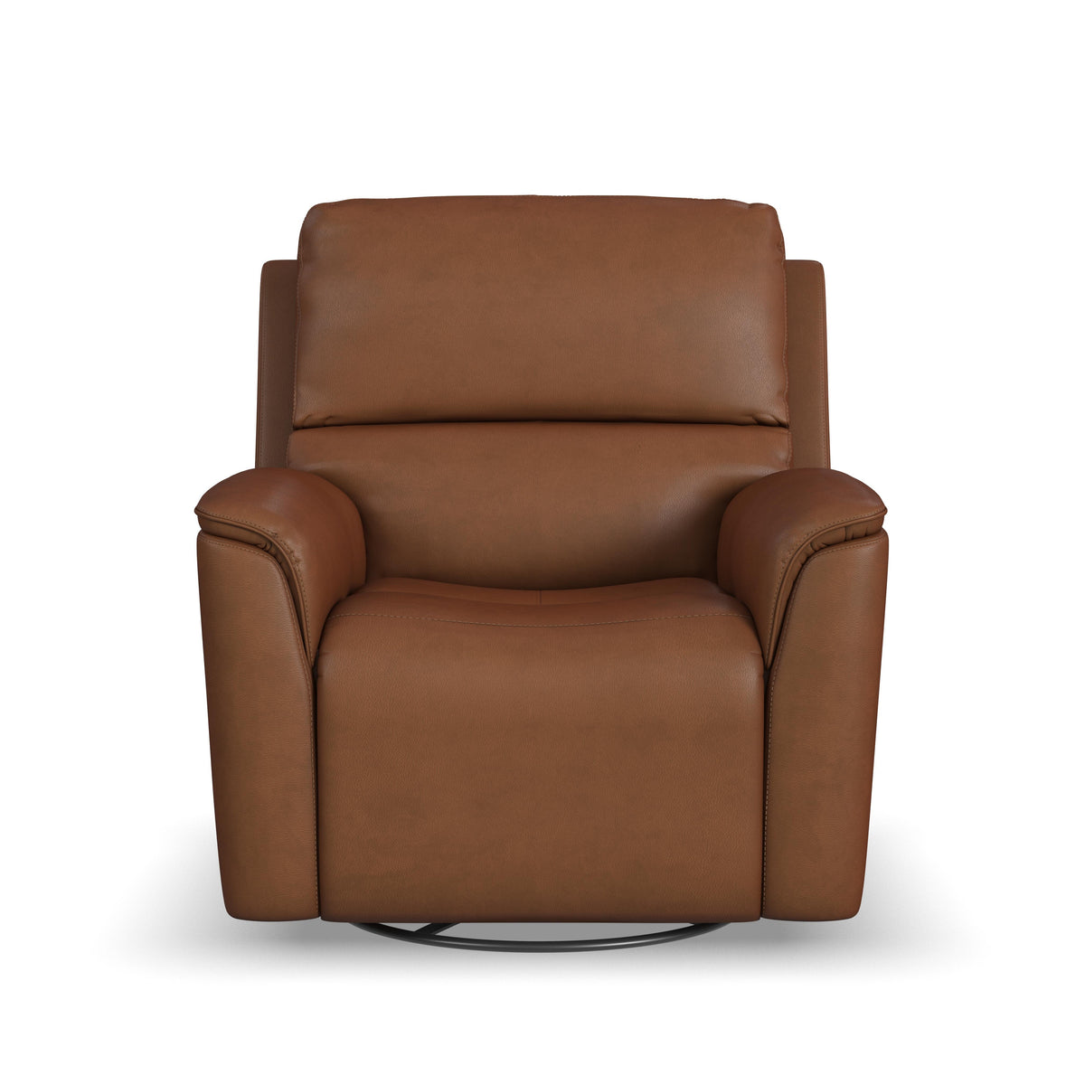 Henry Power Swivel Gliding Recliner With Power Headrest, Lumbar, Heat & Massage - Caramel | Flexsteel
