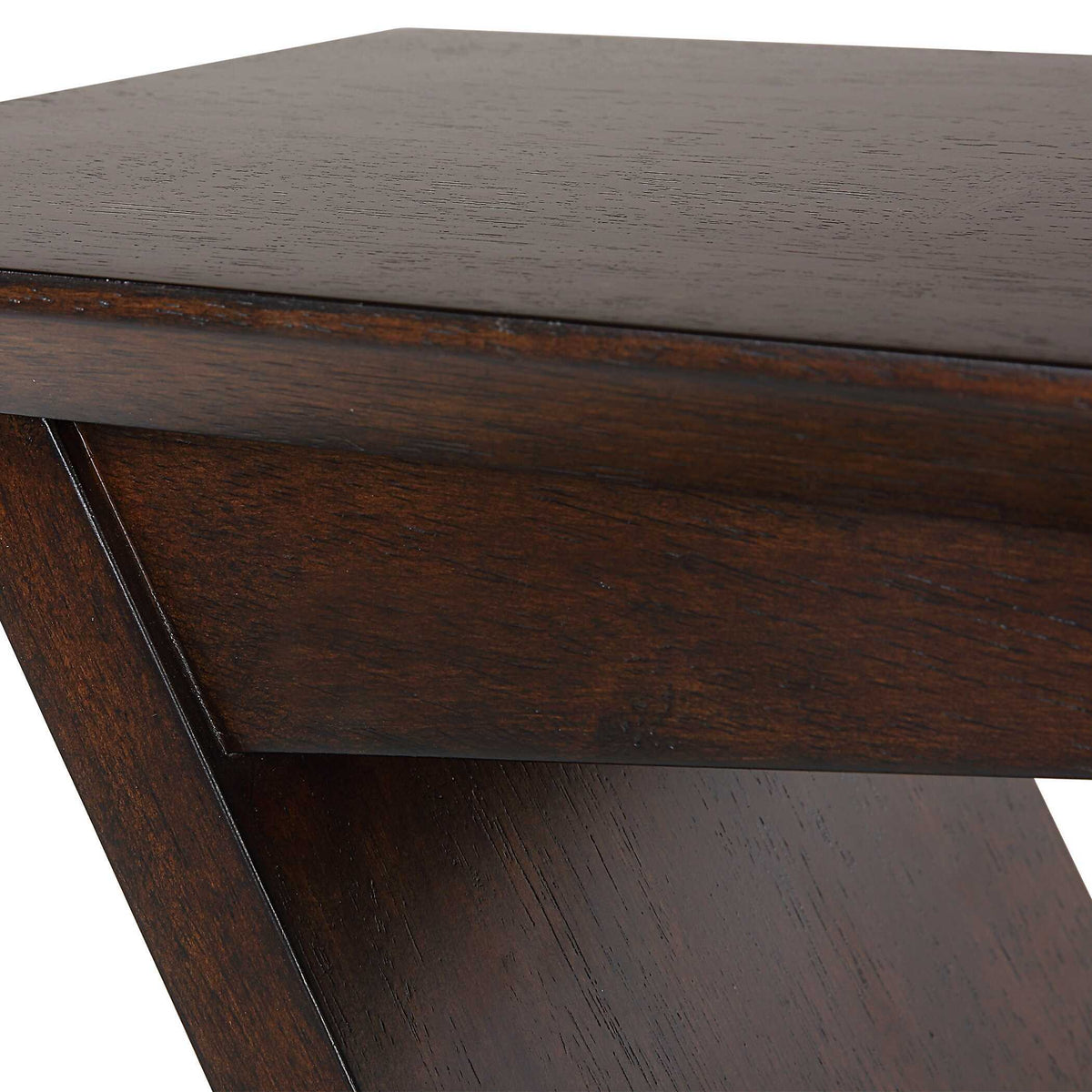 Breakthrough Modern Accent Table - Dark Brown / Gold by Uttermost - View 7