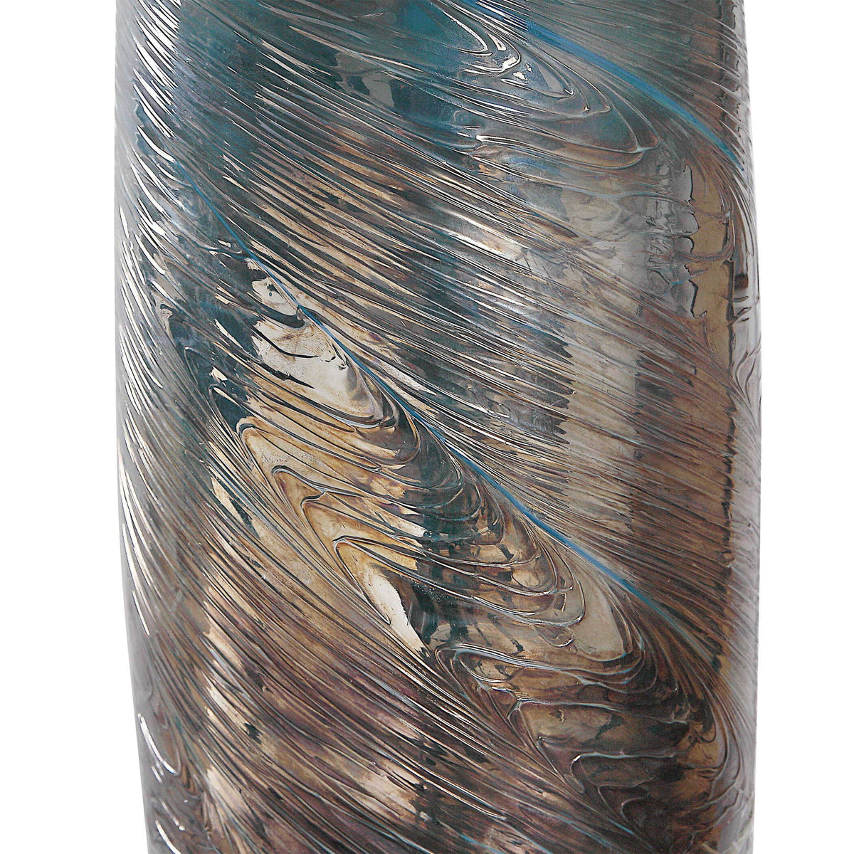 Olesya Swirl Glass Table Lamp - Blue / White by Uttermost - View 6
