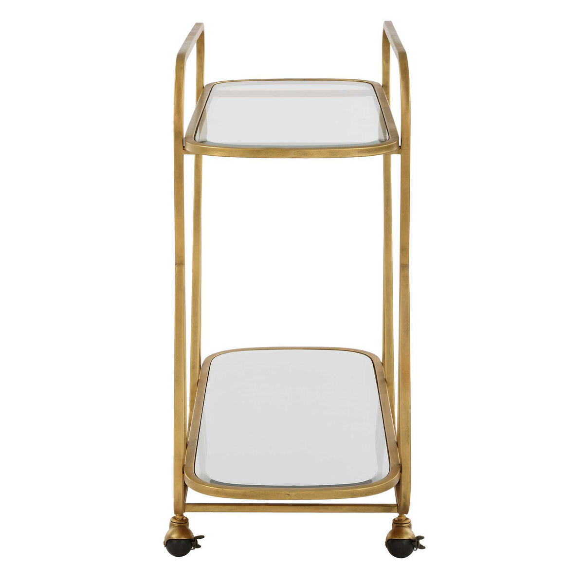 Swain Brass Serving Cart - Bronze by Uttermost - View 5