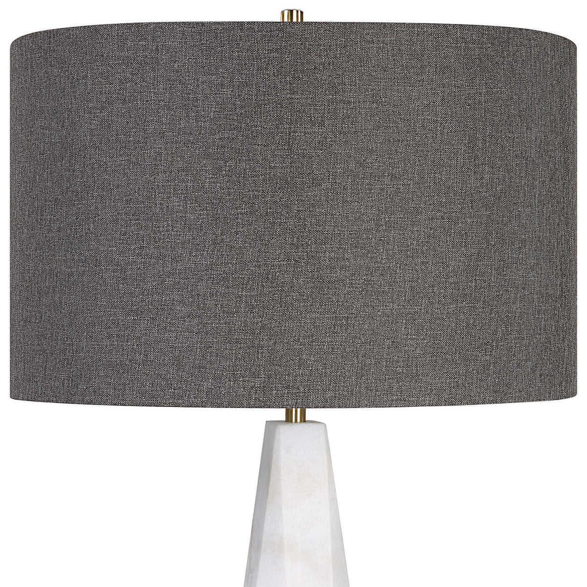 Citadel Marble Table Lamp - Dark Gray / White by Uttermost - View 5