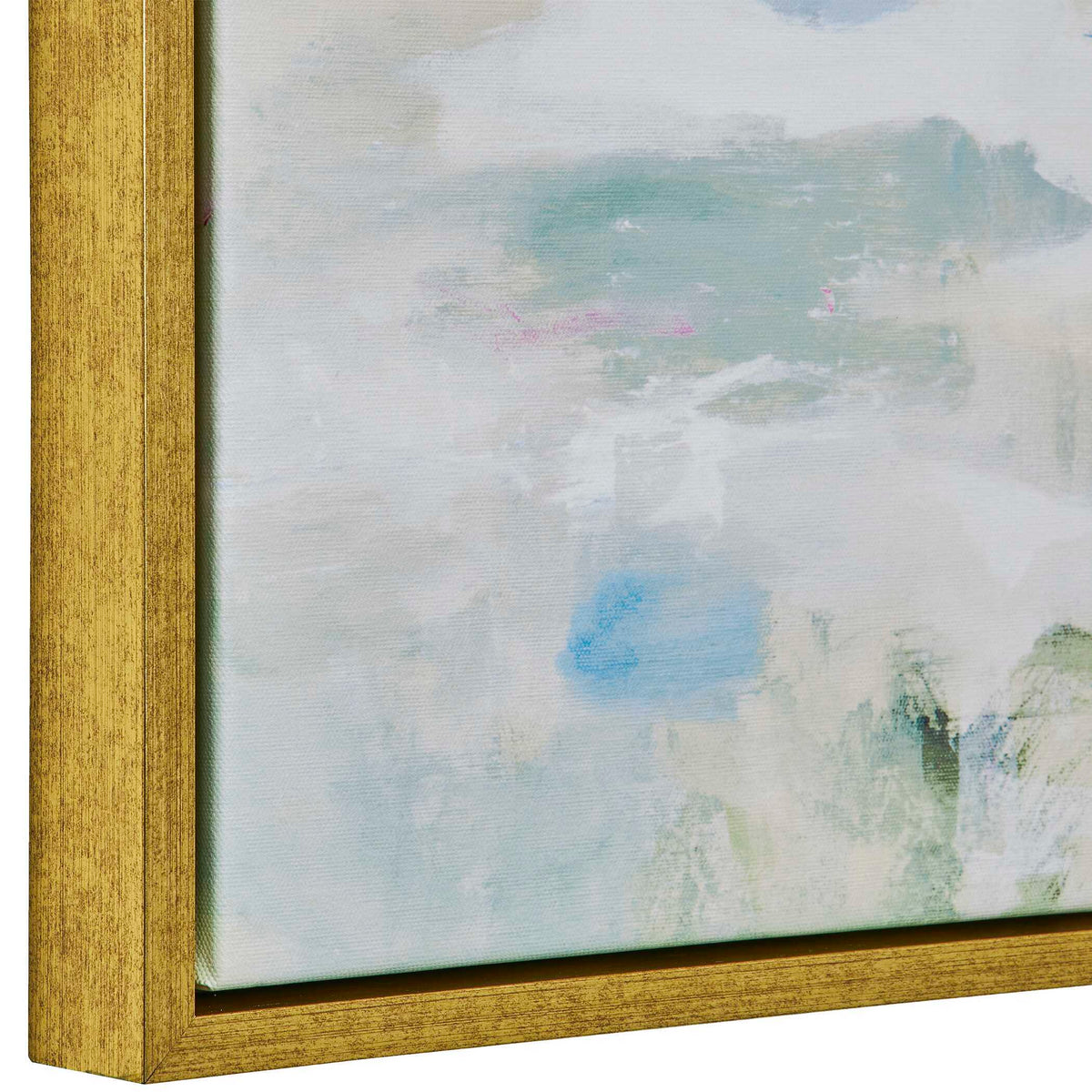 Abstract Reflections Framed Canvas - Gray by Uttermost - View 4