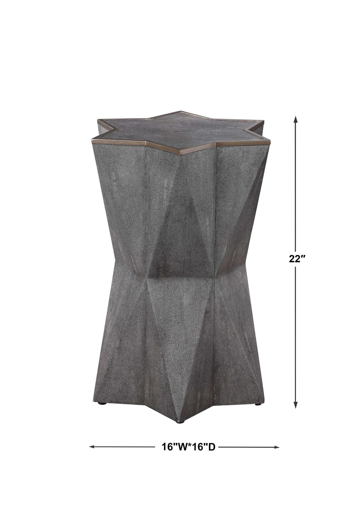 Capella Accent Table - Dark Gray by Uttermost - View 7