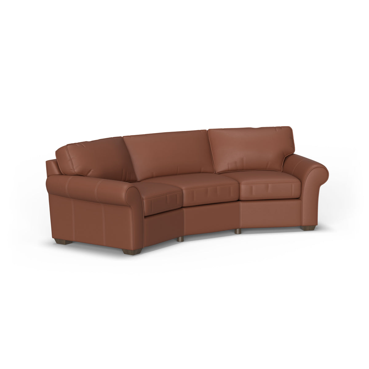 Vail Leather Conversation Sofa | Flexsteel