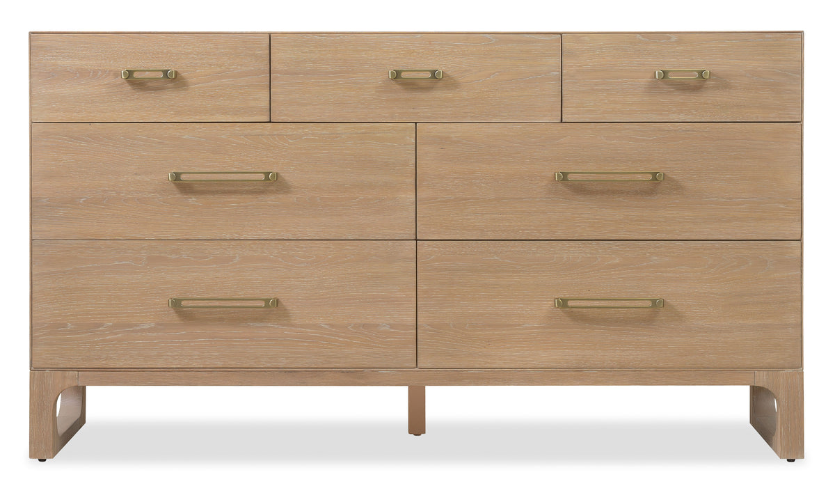 Banyon Bay Seven Drawer Dresser - Light Brown by Hooker Furniture - View 5