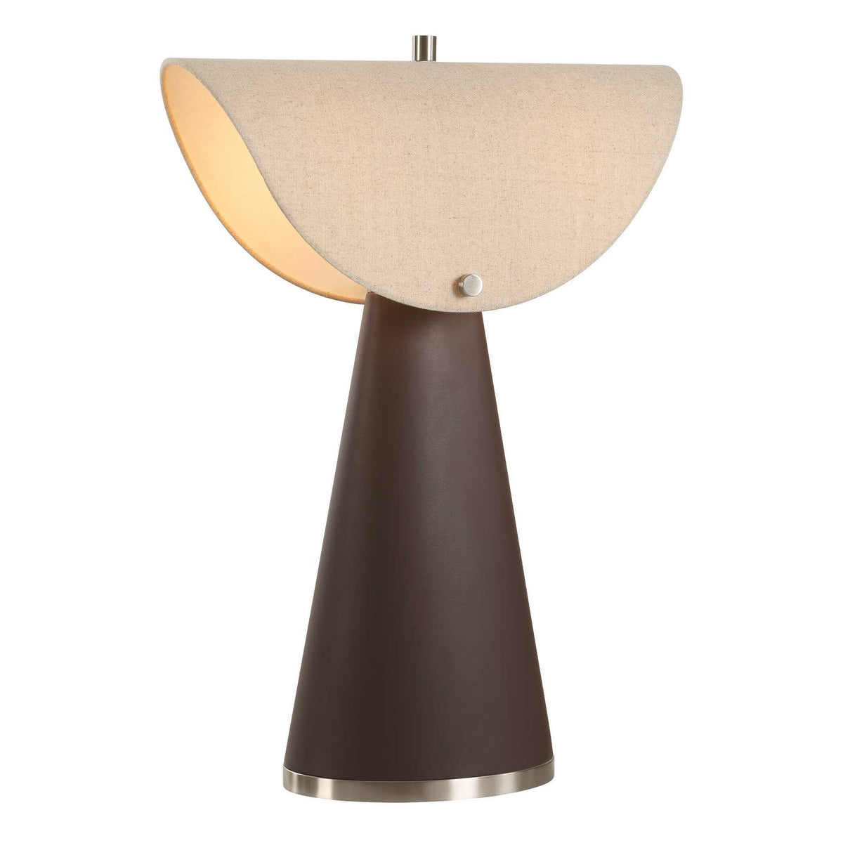 Conover Modern Table Lamp - Dark Brown by Uttermost - View 5