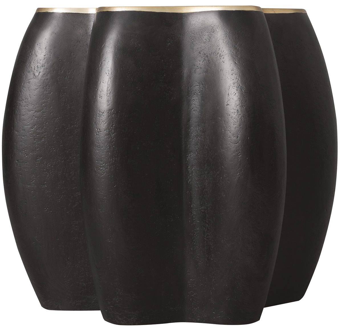 Melange Even And Flow Round End Table - Black by Hooker Furniture - View 1