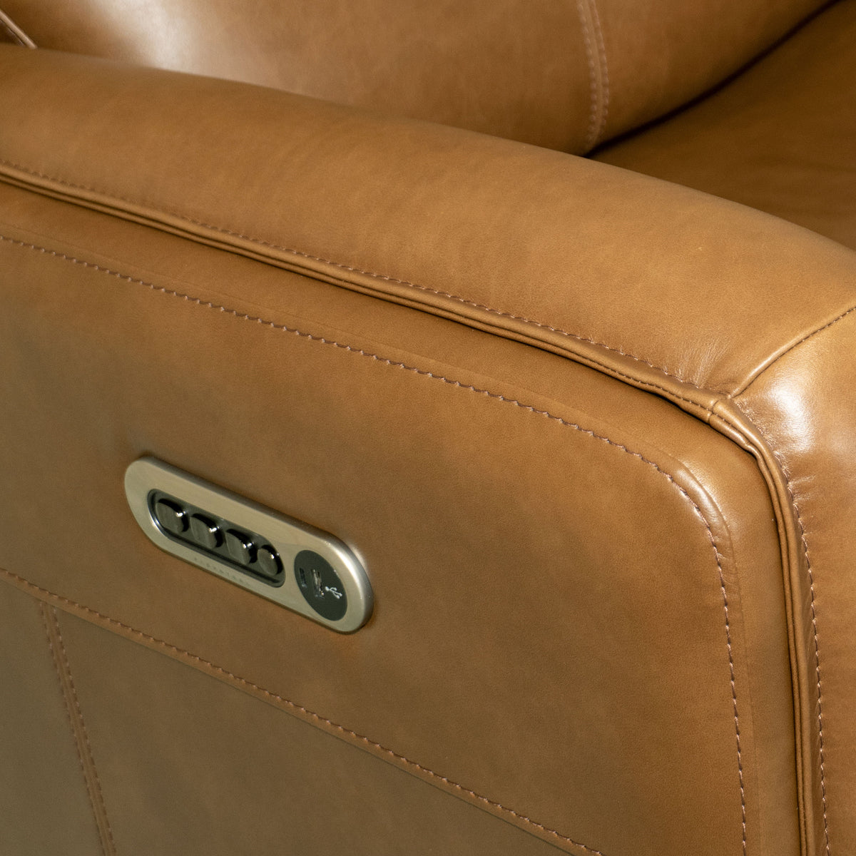 Alister Power Gliding Recliner With Power Headrest And Lumbar - Sedona | Flexsteel