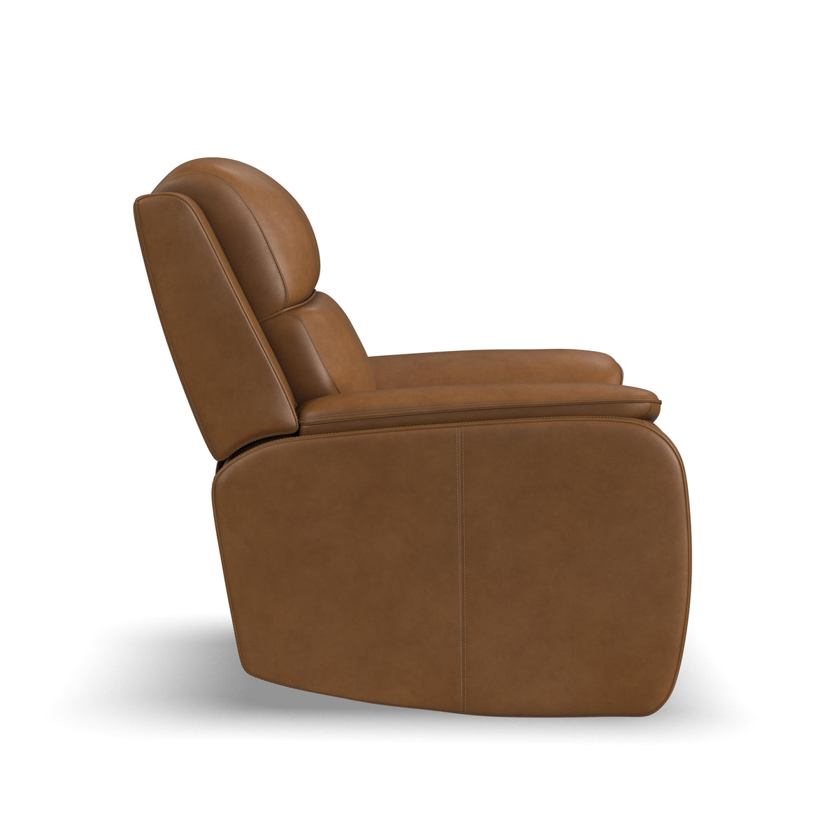 Ziggy Power Recliner With Power Headrest, Lumbar, Heat & Massage - Camel | Flexsteel