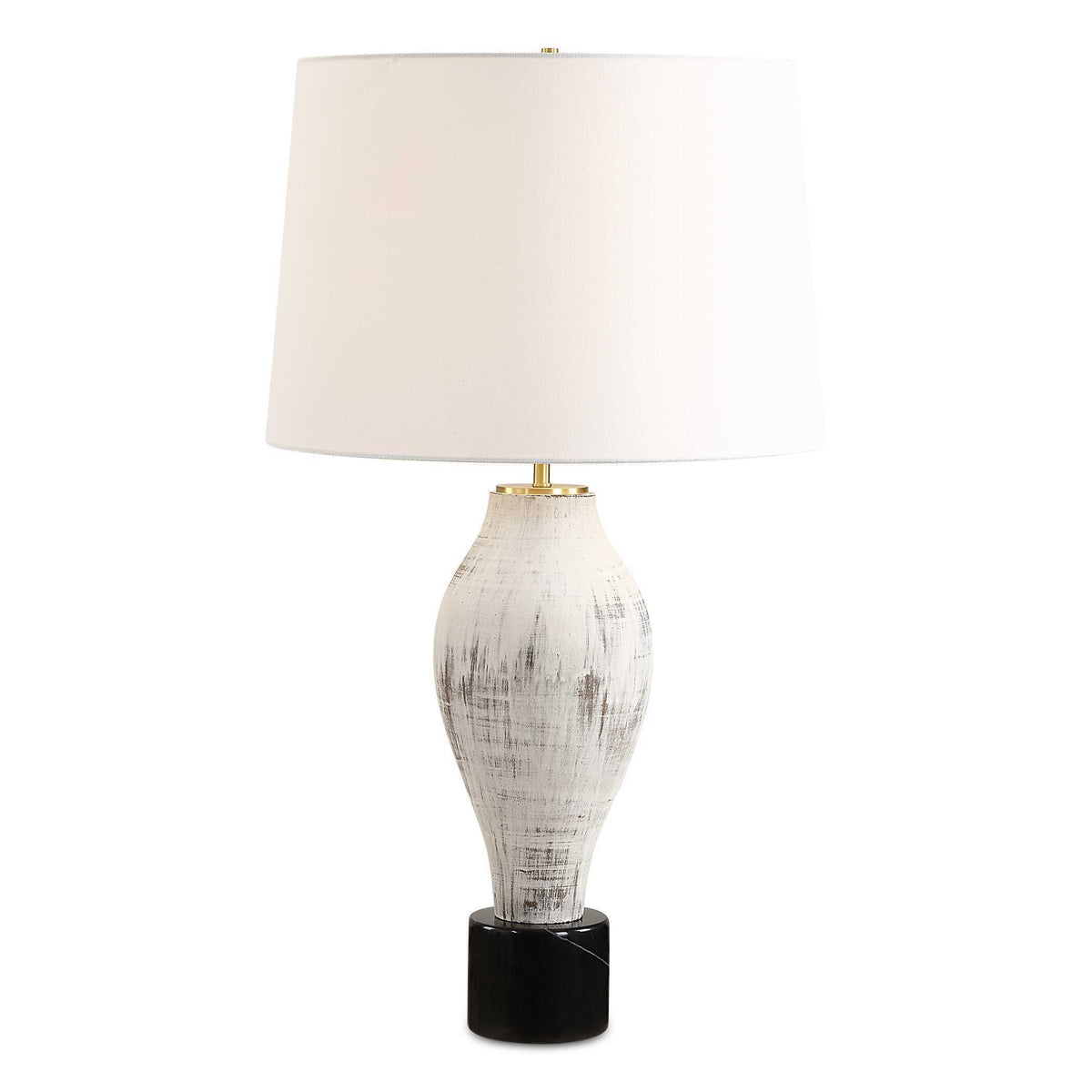 Magdaline Rustic Table Lamp - White by Uttermost - View 1