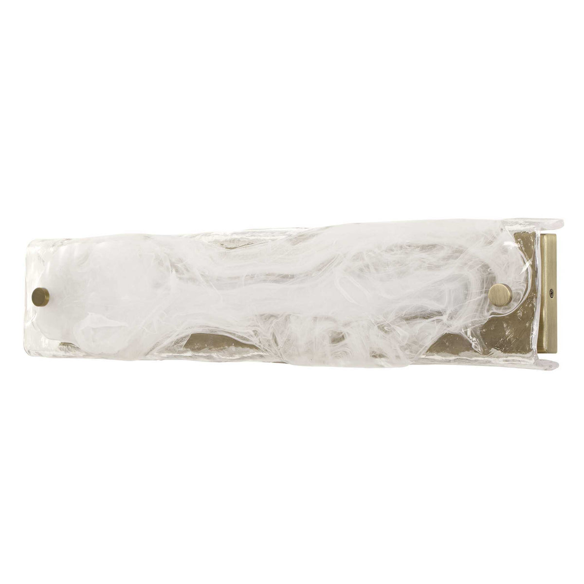 Taffy 1 Light LED Swirl Glass Sconce - White by Uttermost - View 8