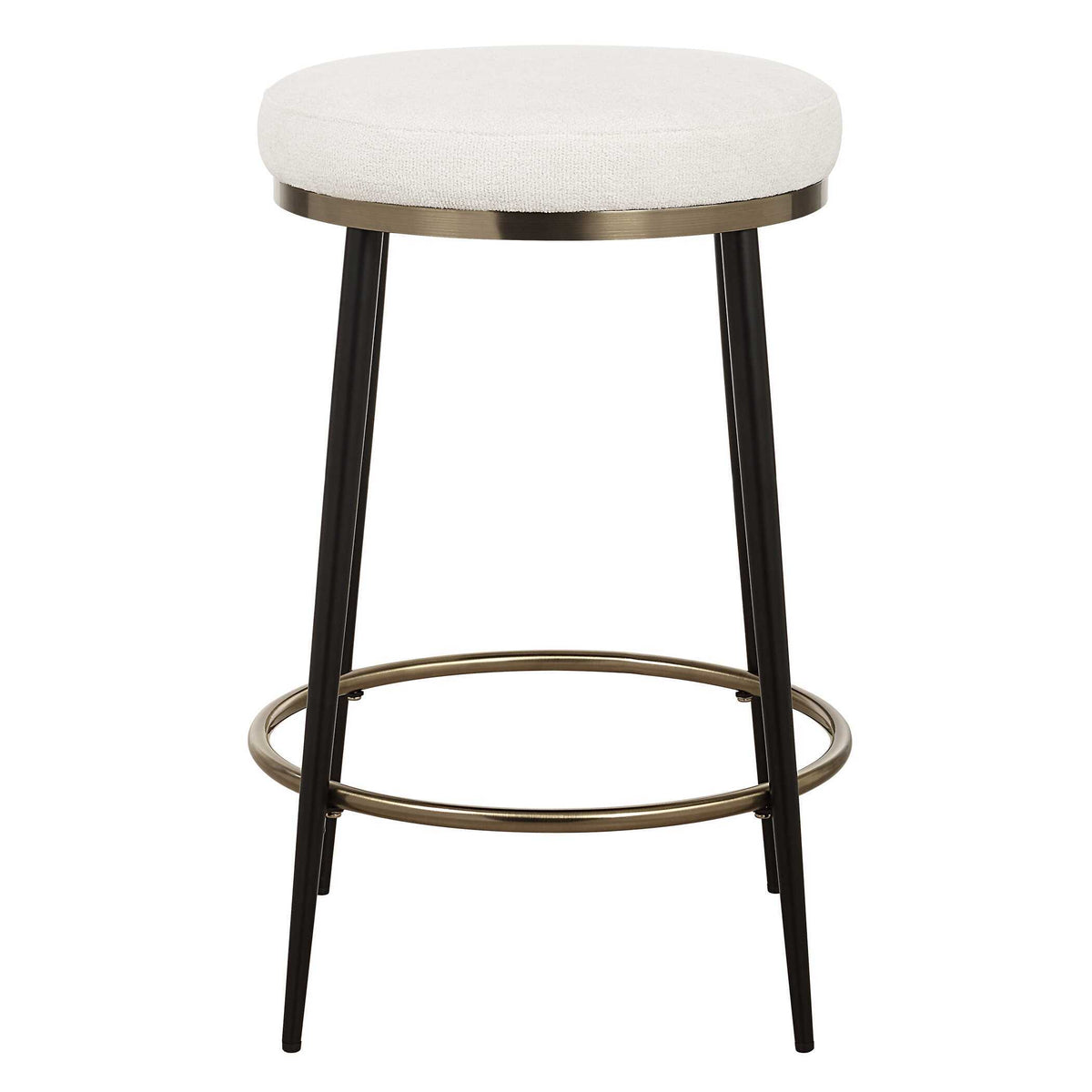 Ensemble Counter Stool Cream - White by Uttermost - View 4