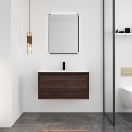 36 Inch Bathroom Vanity With Gel Sink | Home Elegance USA