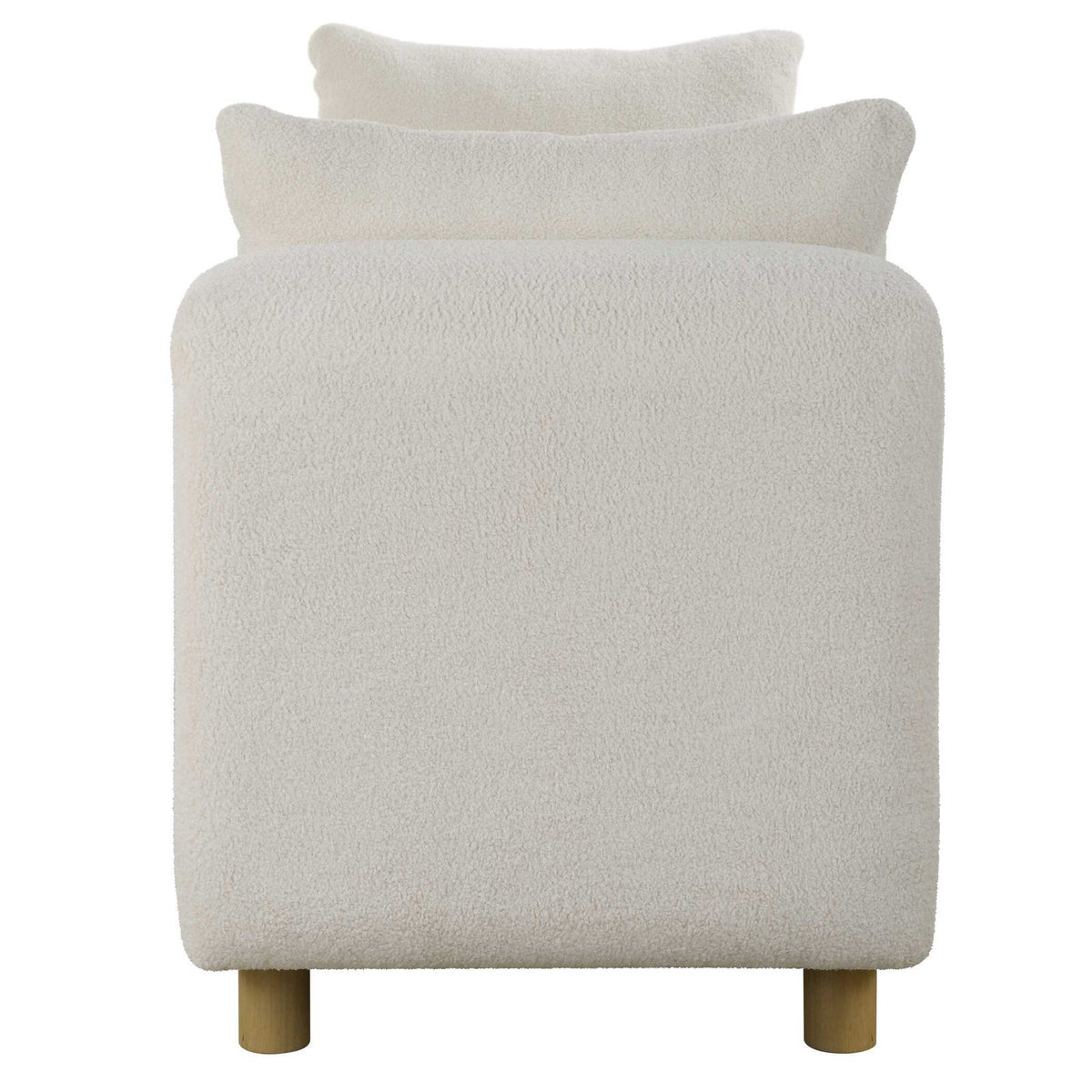 Repose Oversized Ivory Bench - Beige by Uttermost - View 5