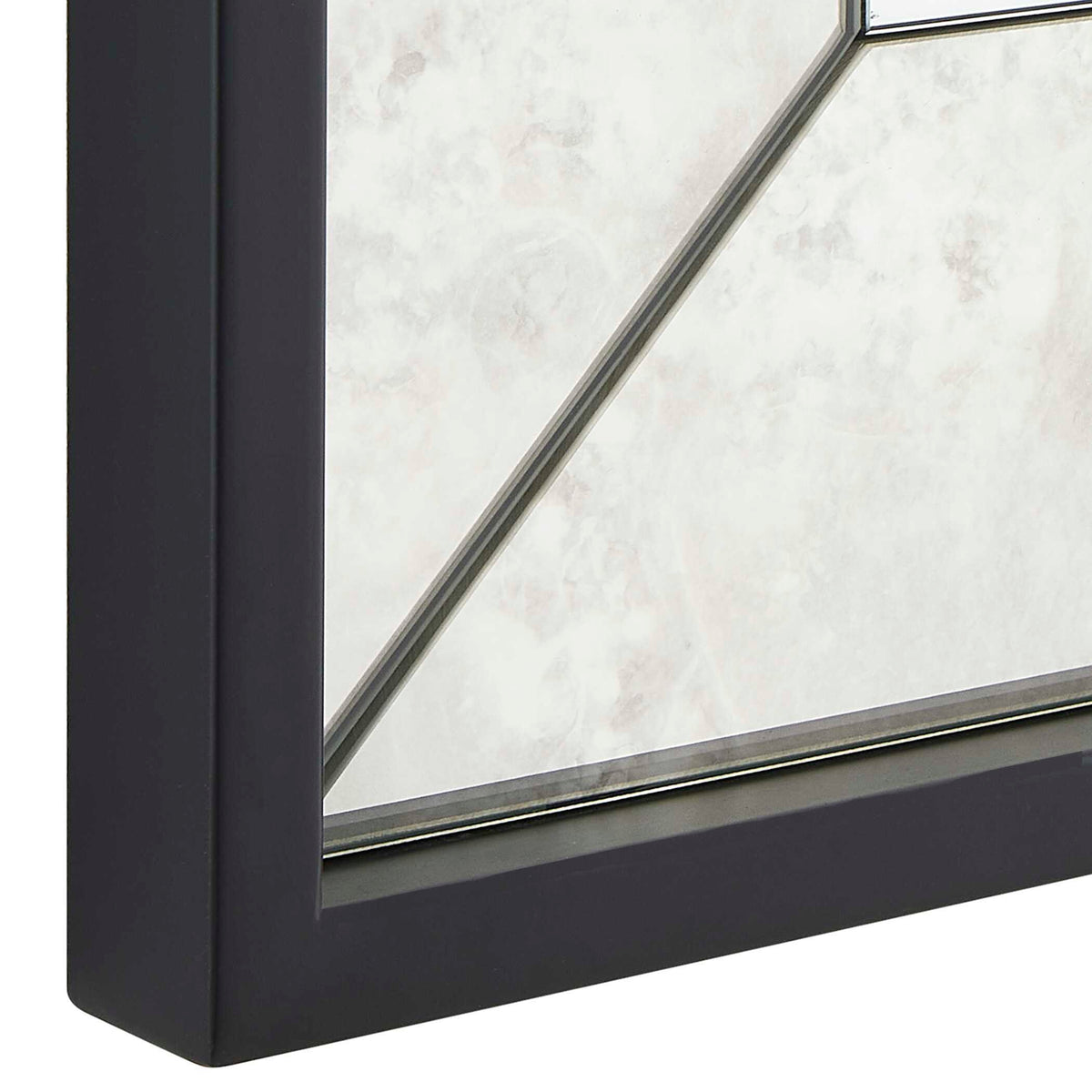Marlowe Antique Arch Mirror - Black by Uttermost - View 5