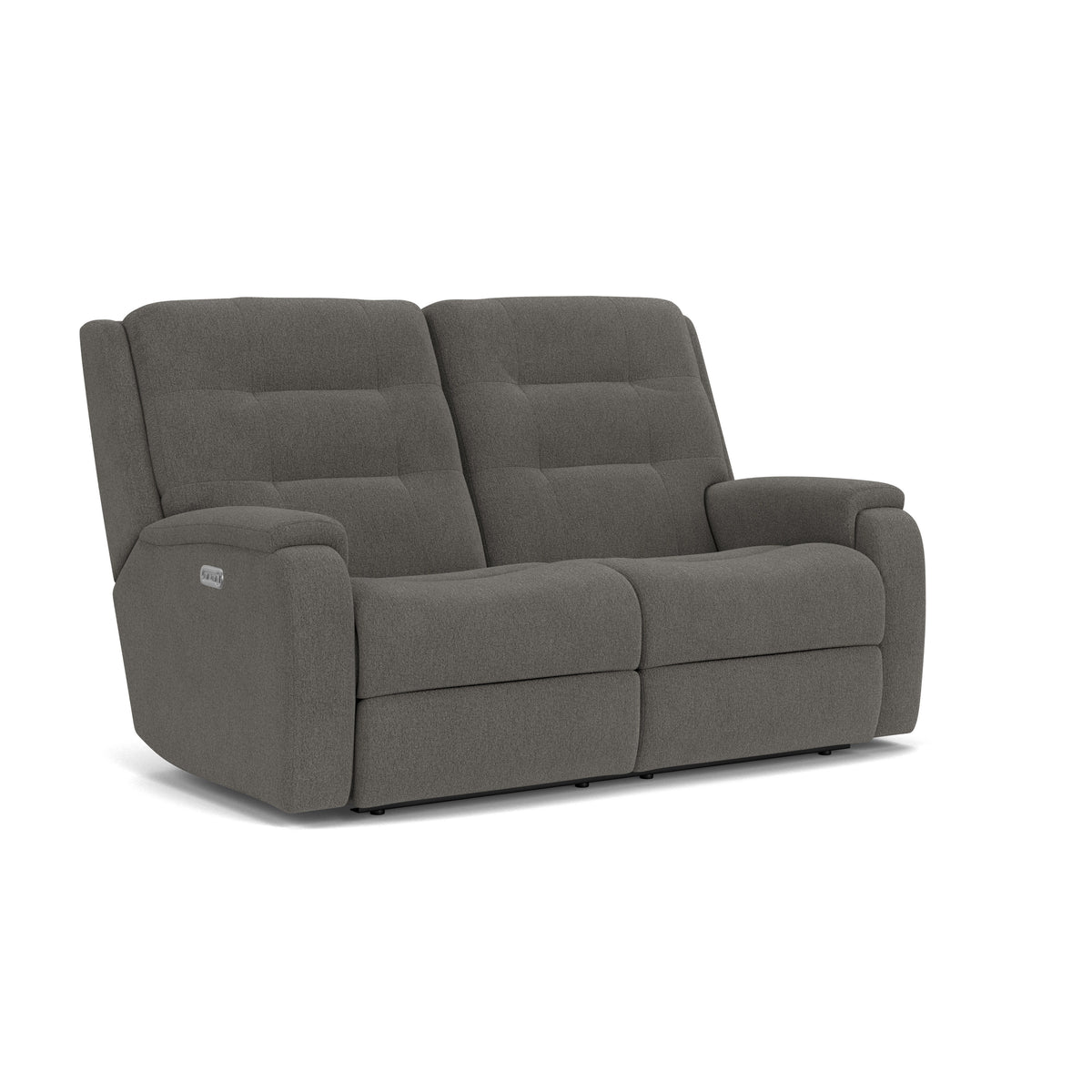 Arlo Transitional Fabric Power Reclining Loveseat With Power Headrests | Flexsteel