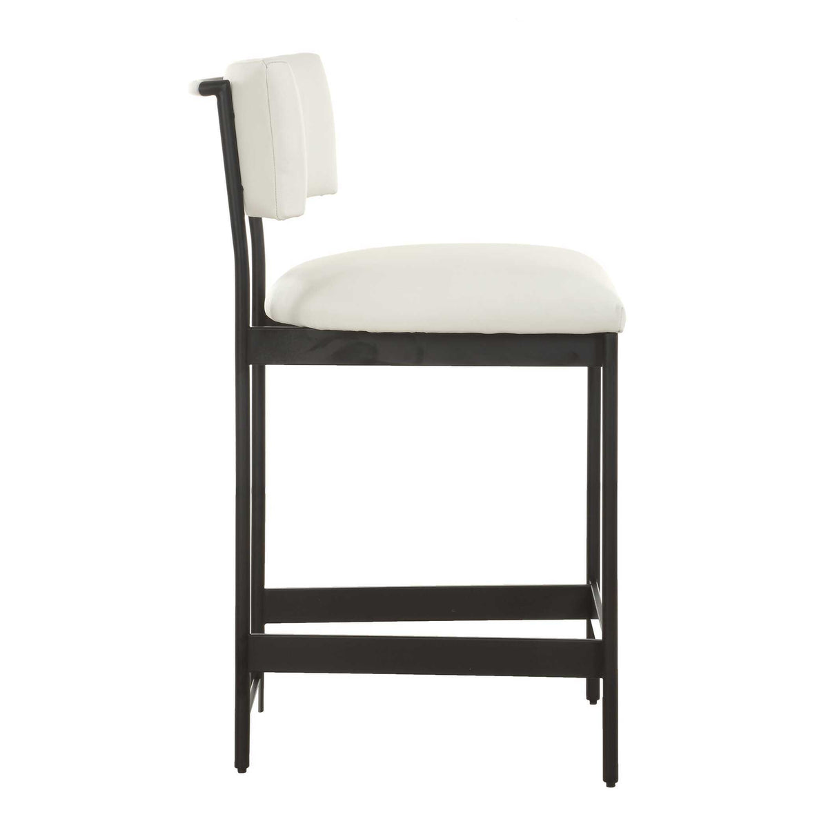 Apsley Counter Stool - Black / White by Uttermost - View 4