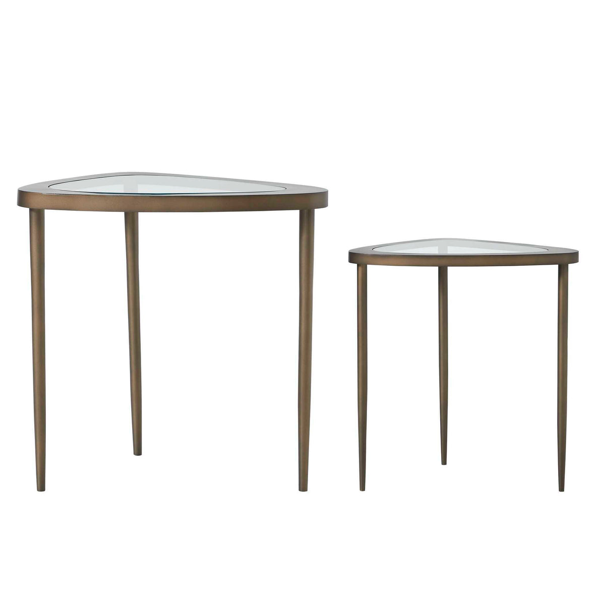 Millar Curved Nesting Tables (Set of 2) - Bronze by Uttermost - View 4