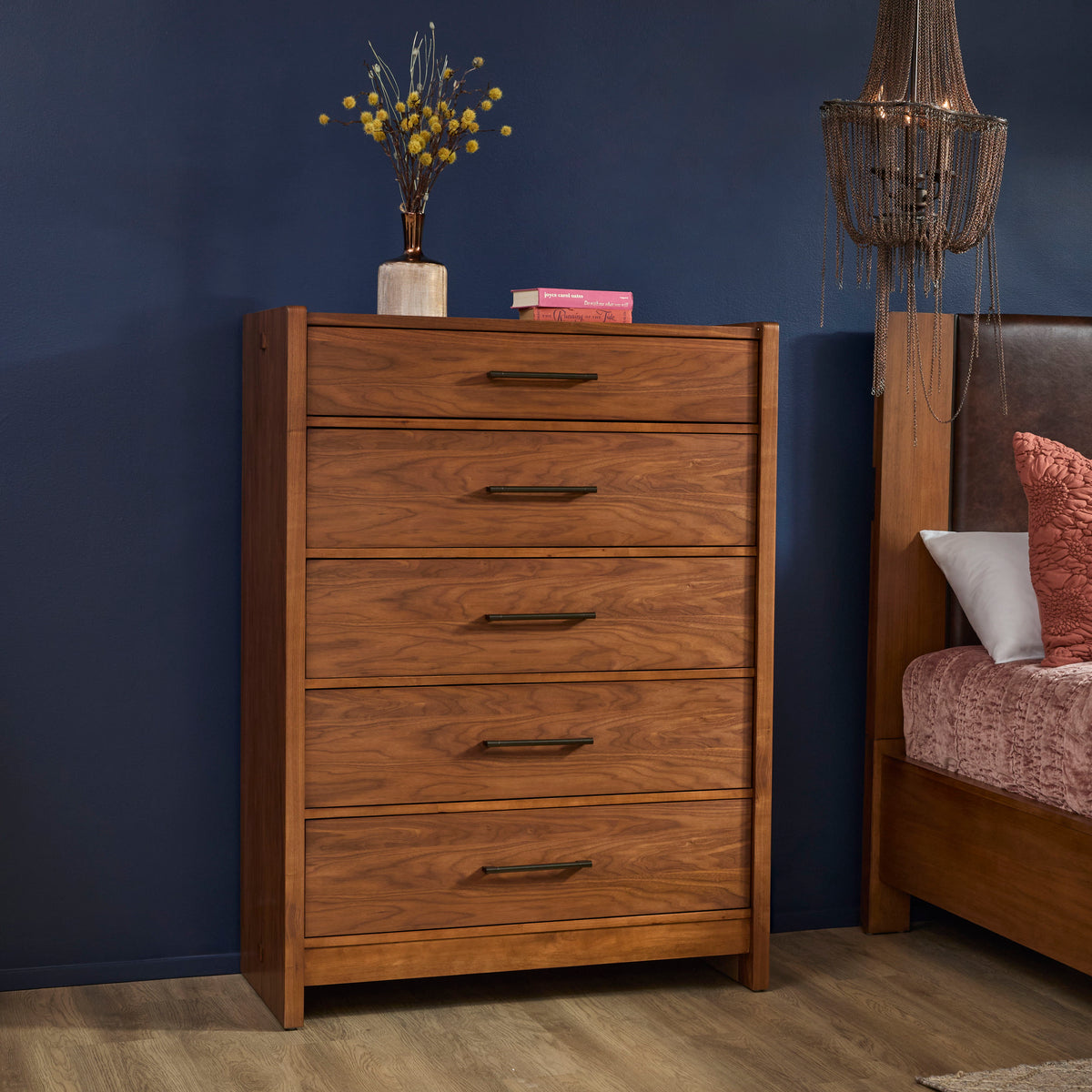 Lincoln Drawer Chest - Warm Walnut | Flexsteel