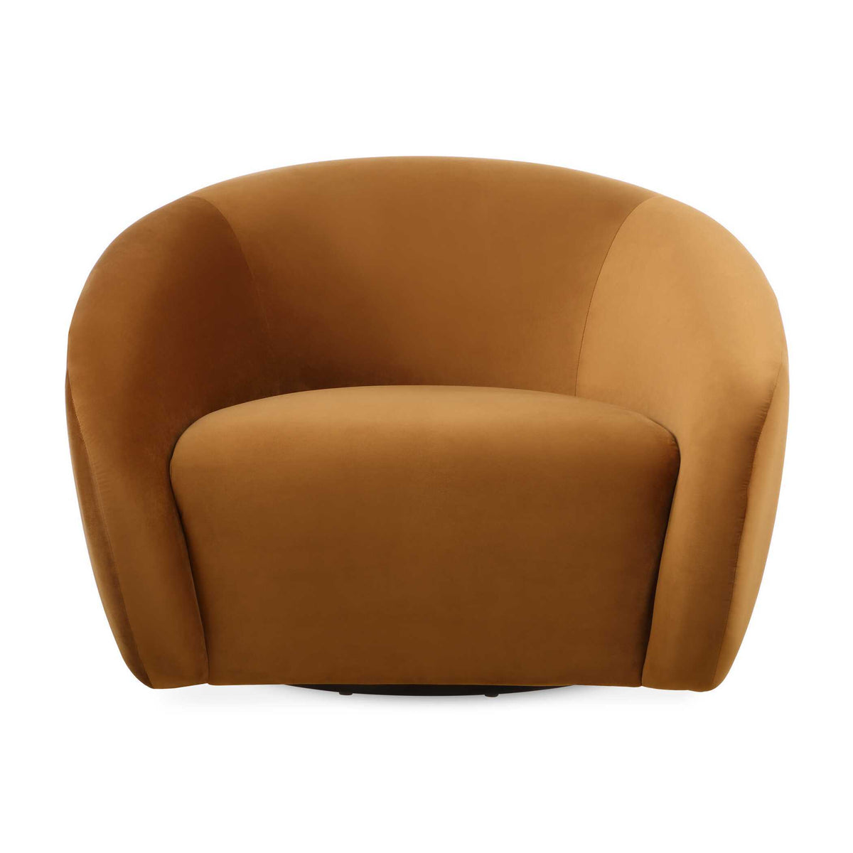 DeSoto Swivel Chair Hazlenut - Orange by Uttermost - View 1