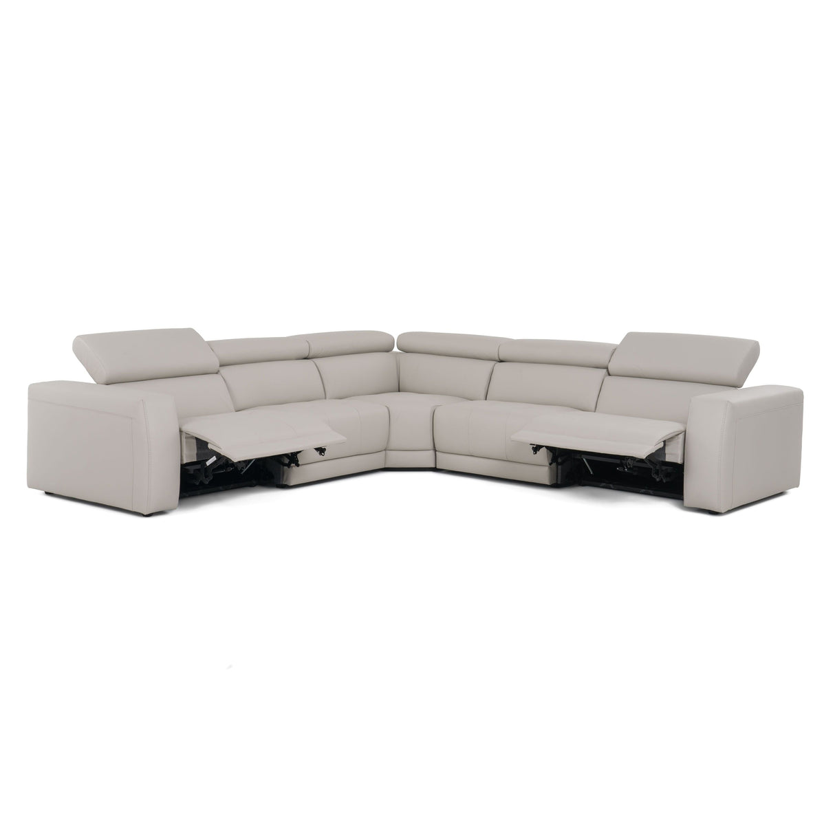 Dalton Modern Italian Light Grey Leather Sectional with Power Recliners – VIG Furniture - Home Elegance USA
