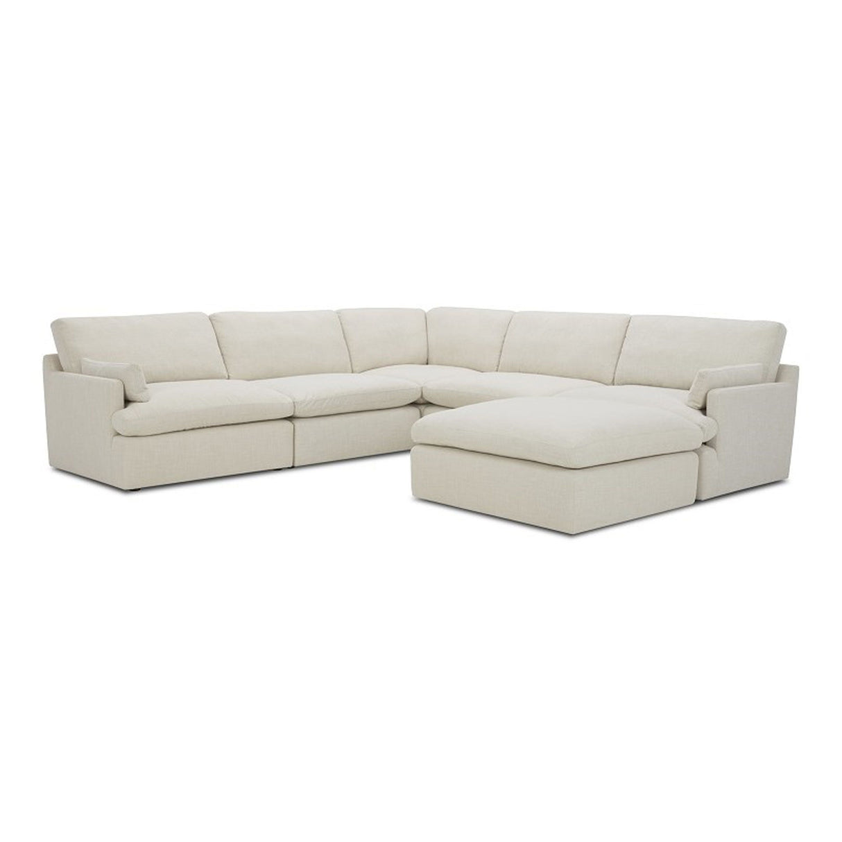 Divani Casa Danica - Modern Beige Sectional Sofa