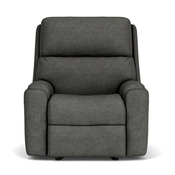 Rio Transitional Fabric Power Recliner With Power Headrest | Flexsteel