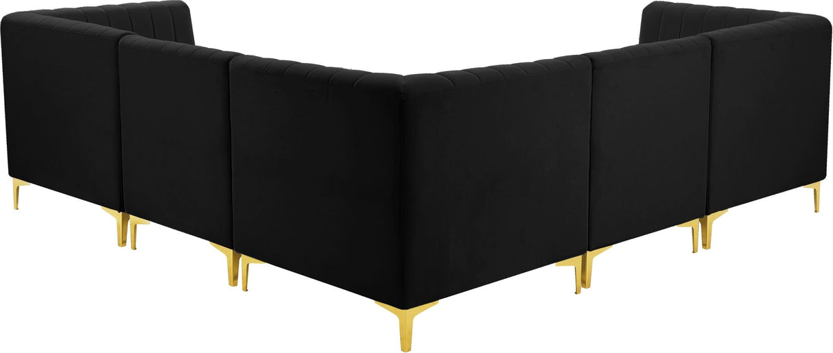 Alina - Modular Sectional - Black | Home Elegance USA