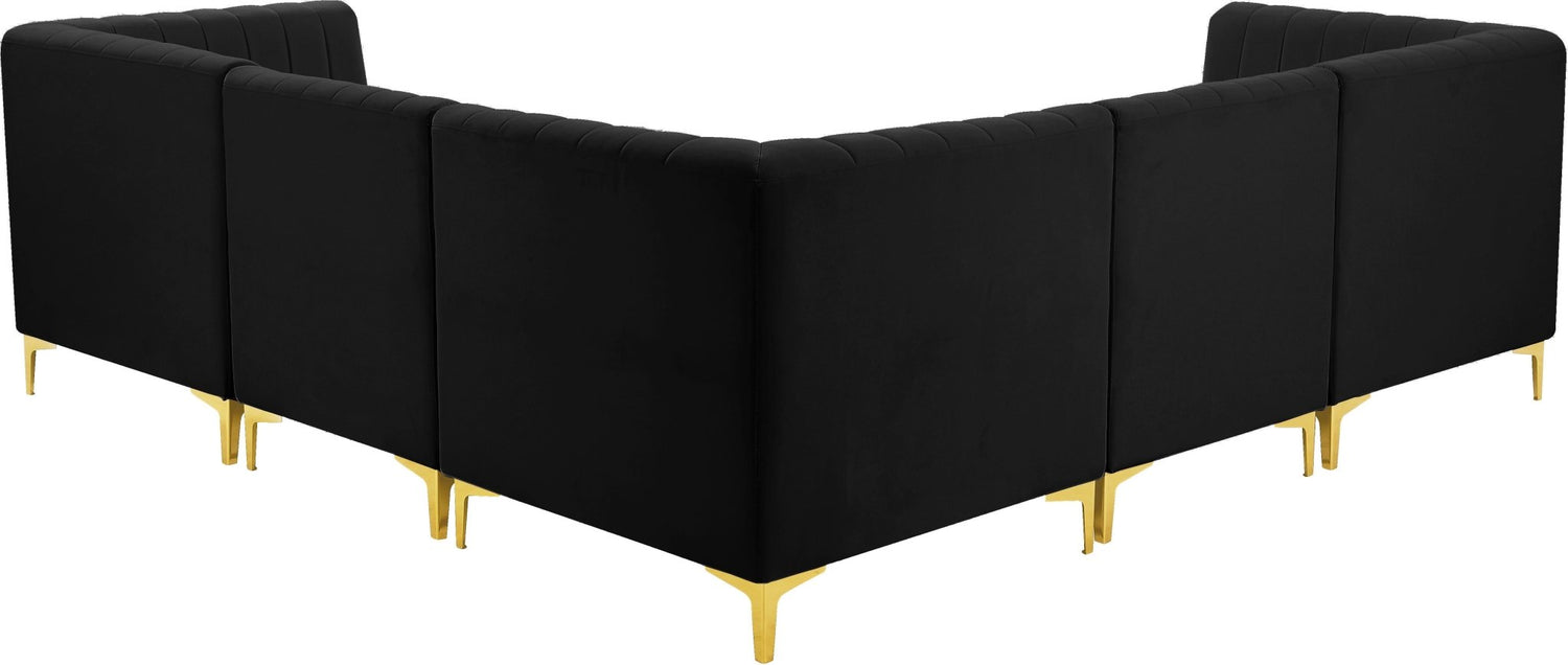 Alina - Modular Sectional - Black | Home Elegance USA