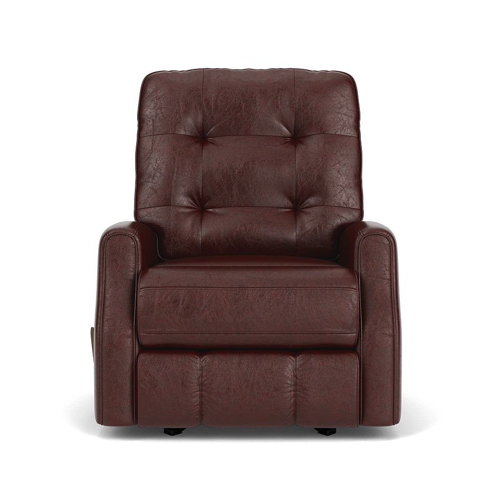 Devon Transitional Leather Rocking Recliner | Flexsteel